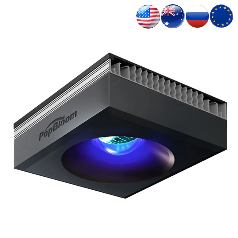PopBloom WiFi Reef Aquarium Light For SPS And LPS Corals
