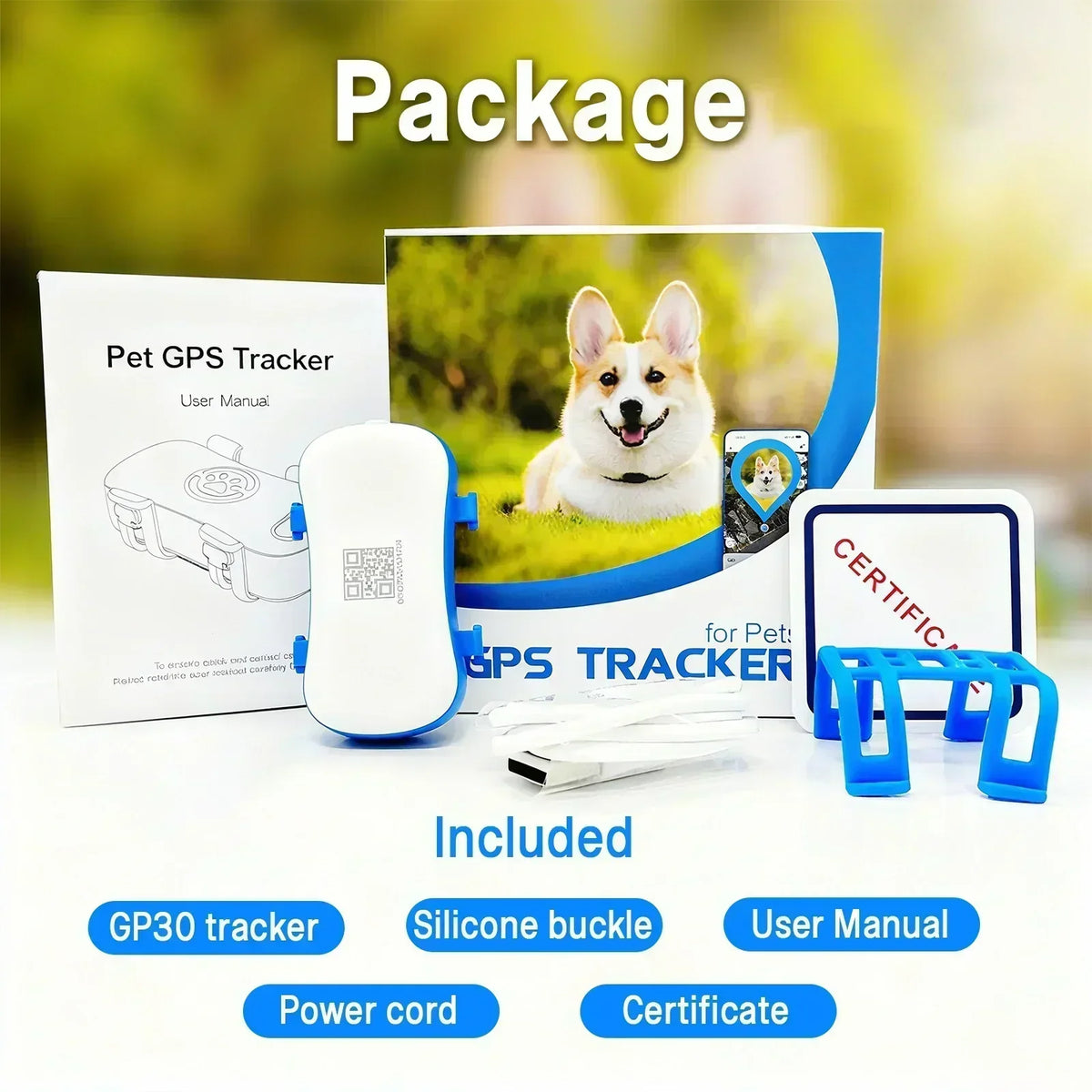 WANWAYTECH 4G GPS Pet Tracker For Dogs And Cats