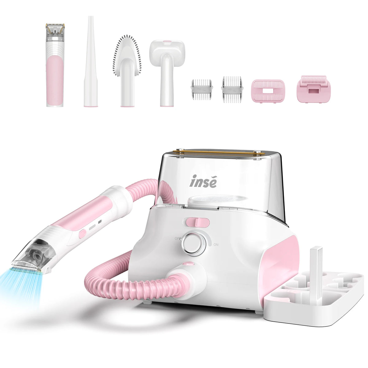 Inse P30 Cordless Pet Grooming Vacuum With Low Noise Design