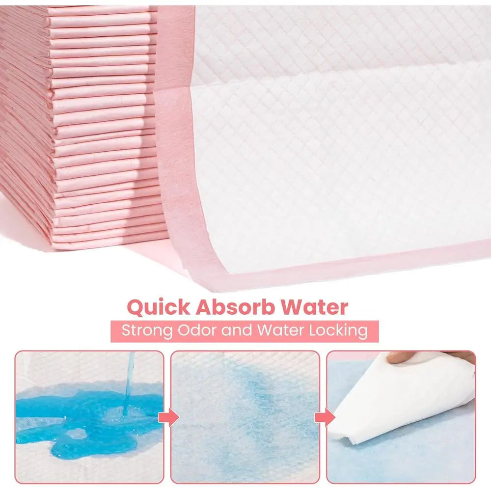 Disposable Puppy Training Pads, Ultra Absorbent Leak Proof