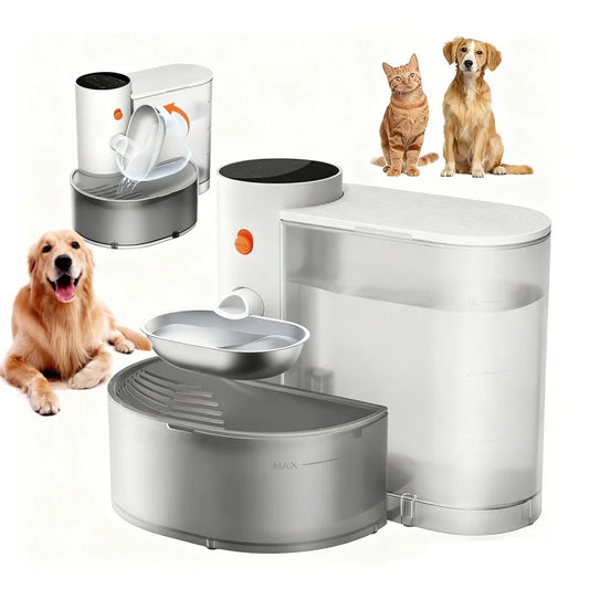 Booteely Intelligent Automatic Stainless Steel Water Bowl For Dogs
