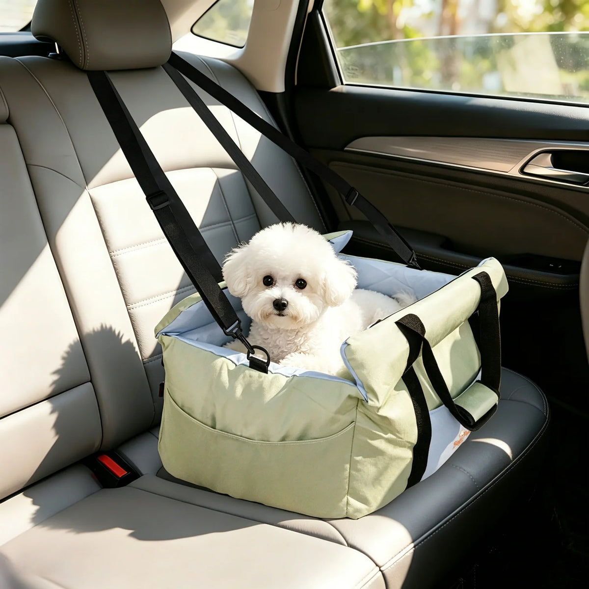 Small Dog Car Seat And Travel Carrier With Safety Belt