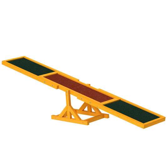 Professional Wooden Dog Agility Seesaw For Outdoor Training
