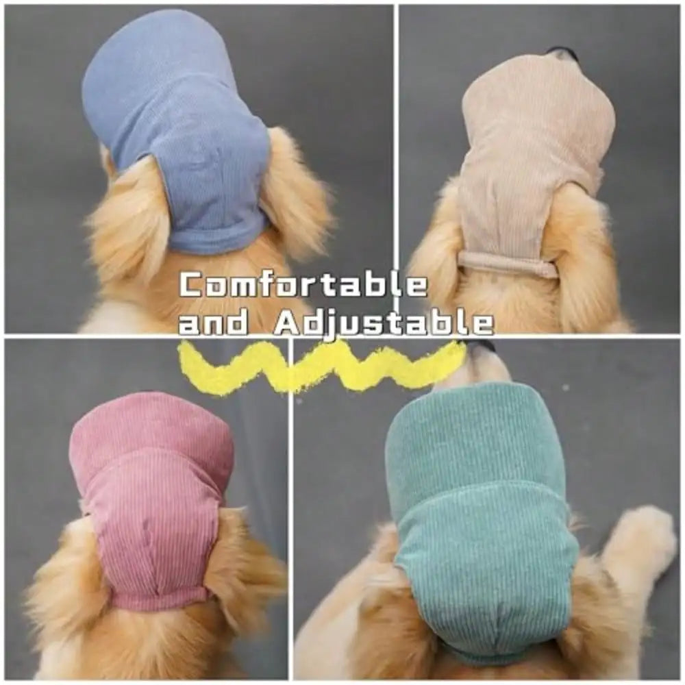 Dogs And Cats Baseball Sun Visor Hat With Ear Holes for Pets