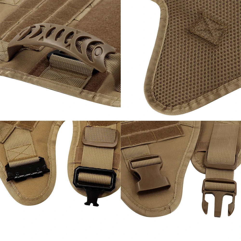 Large Dog Harness And Leash Set For German Shepherd Malinois Training