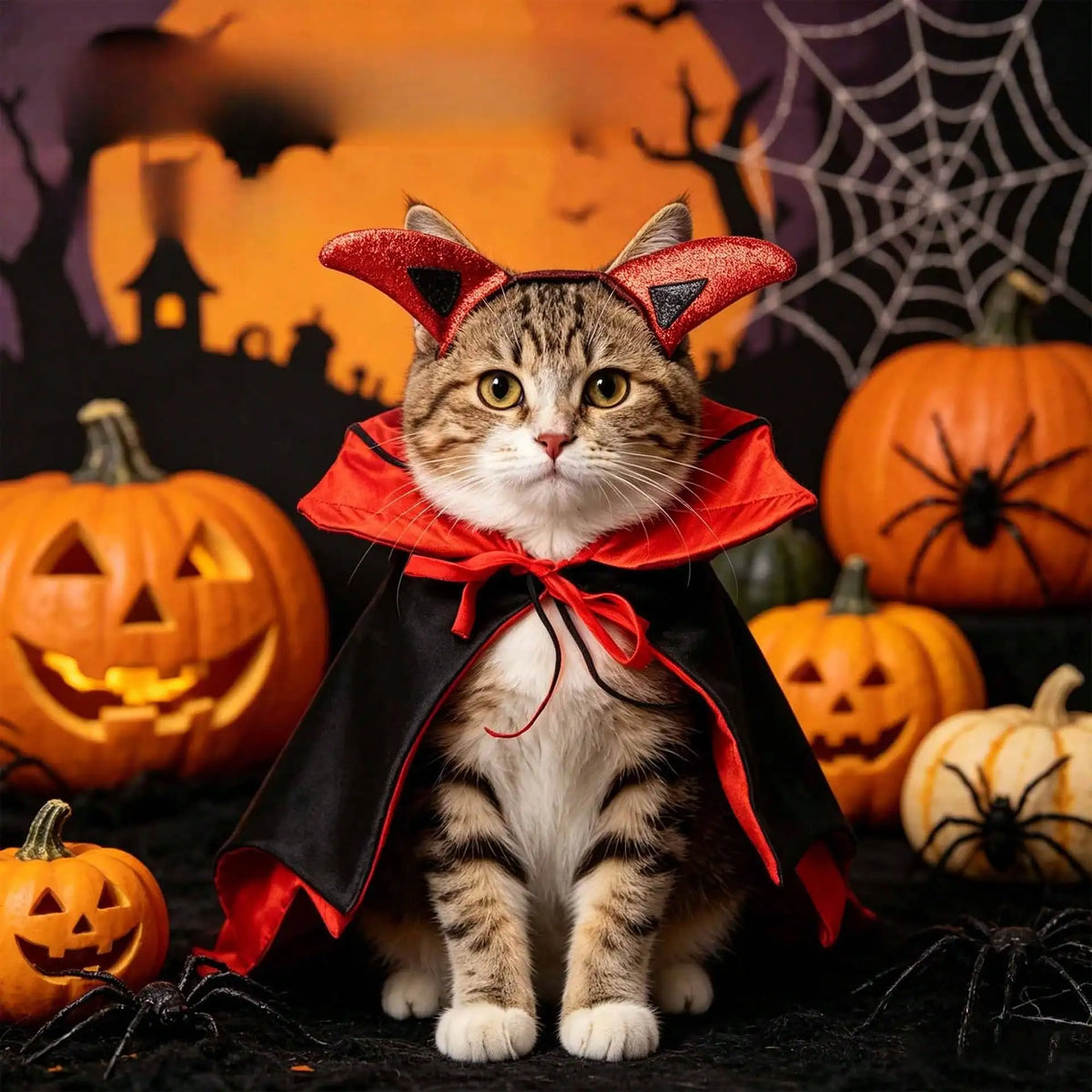 Halloween Funny Bat Pet Costume Cape For Dogs And Cats