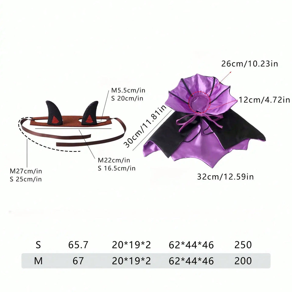 Halloween Funny Bat Pet Costume Cape For Dogs And Cats