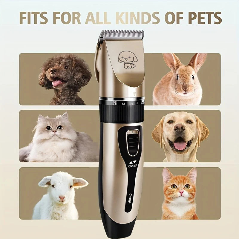 SHUYU Rechargeable Pet Grooming Clippers for Dogs and Cats