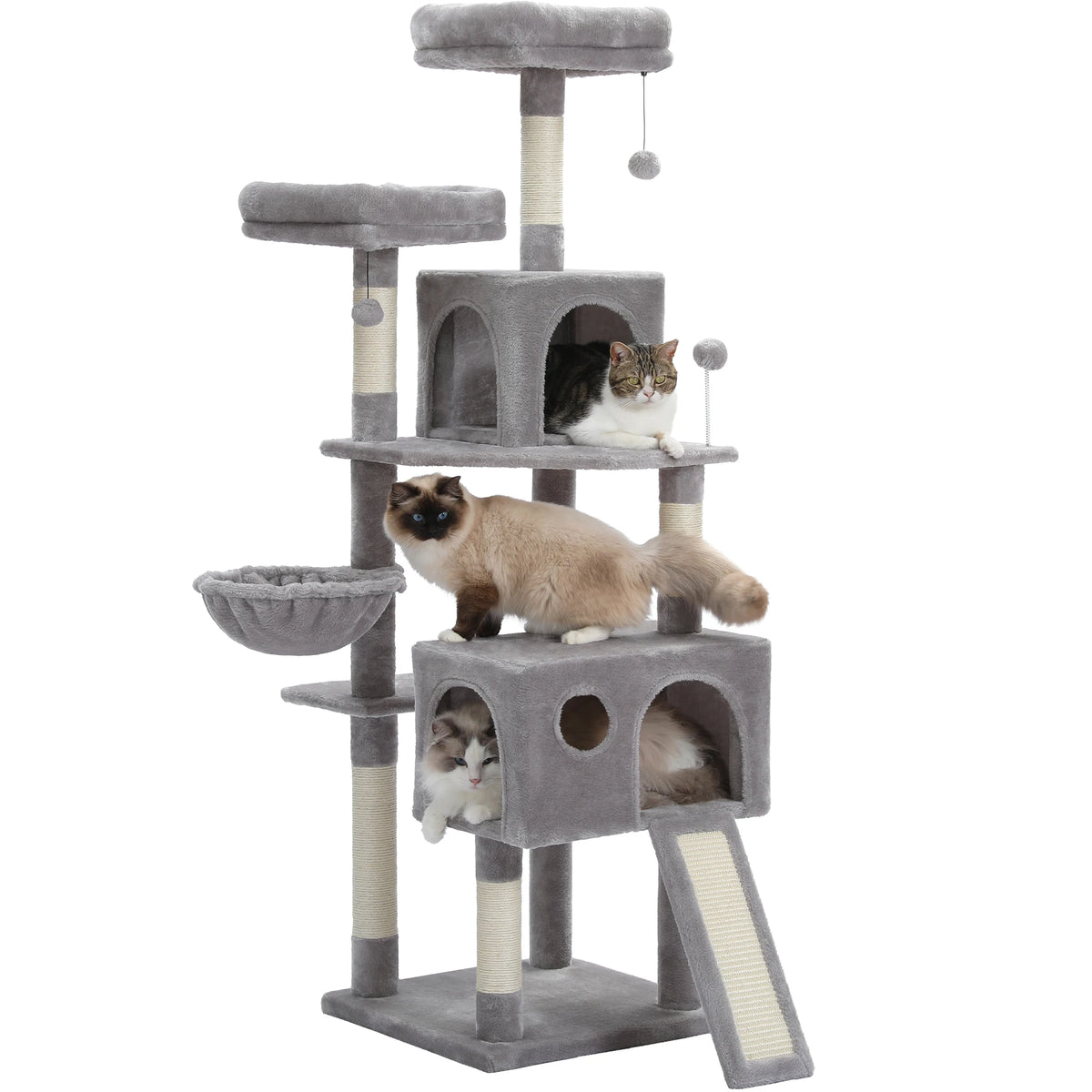 PAWZ Road Multi Level Cat Tree With Sisal Scratching Post