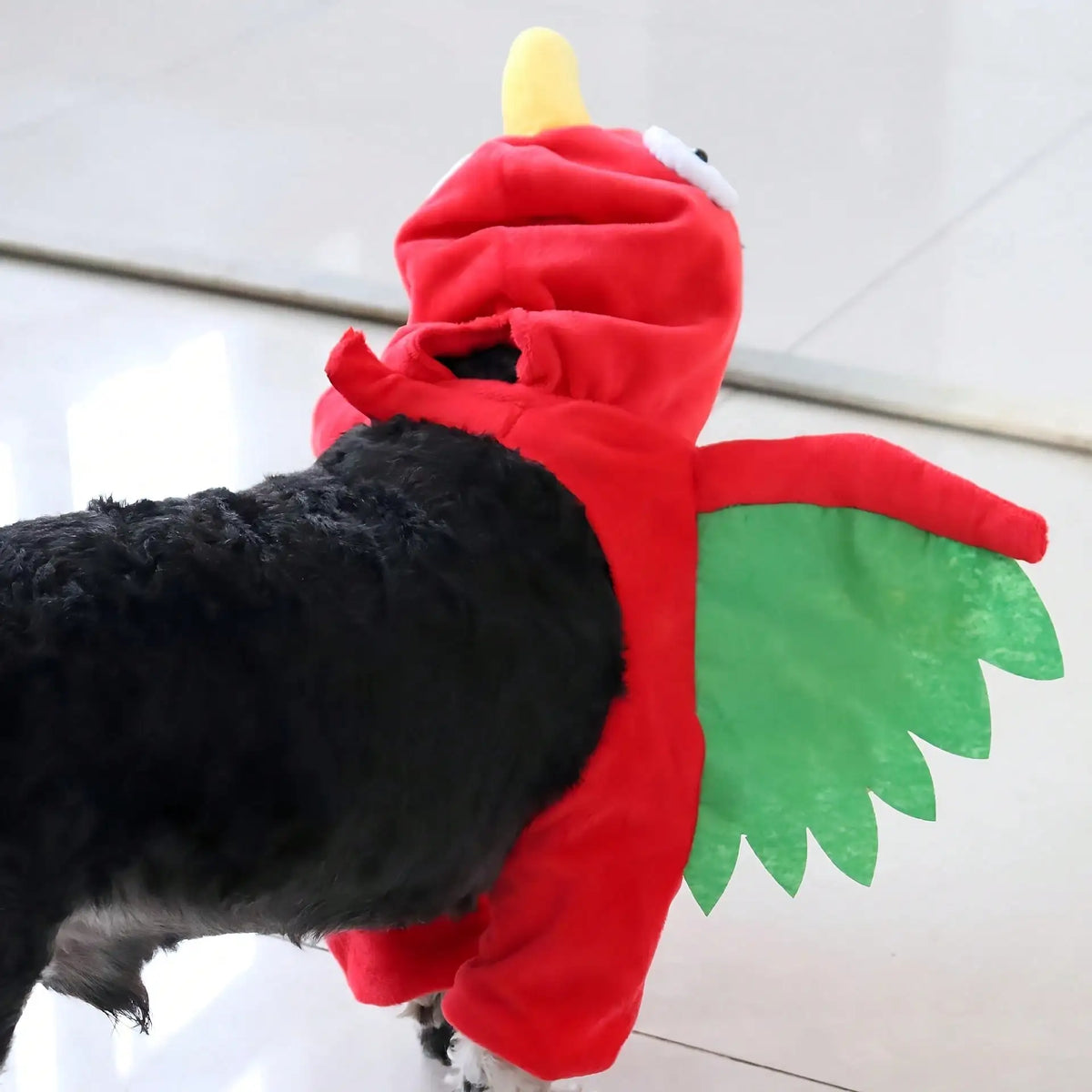 Halloween Turkey Standing Costume With Colorful 3D Wings For Pets