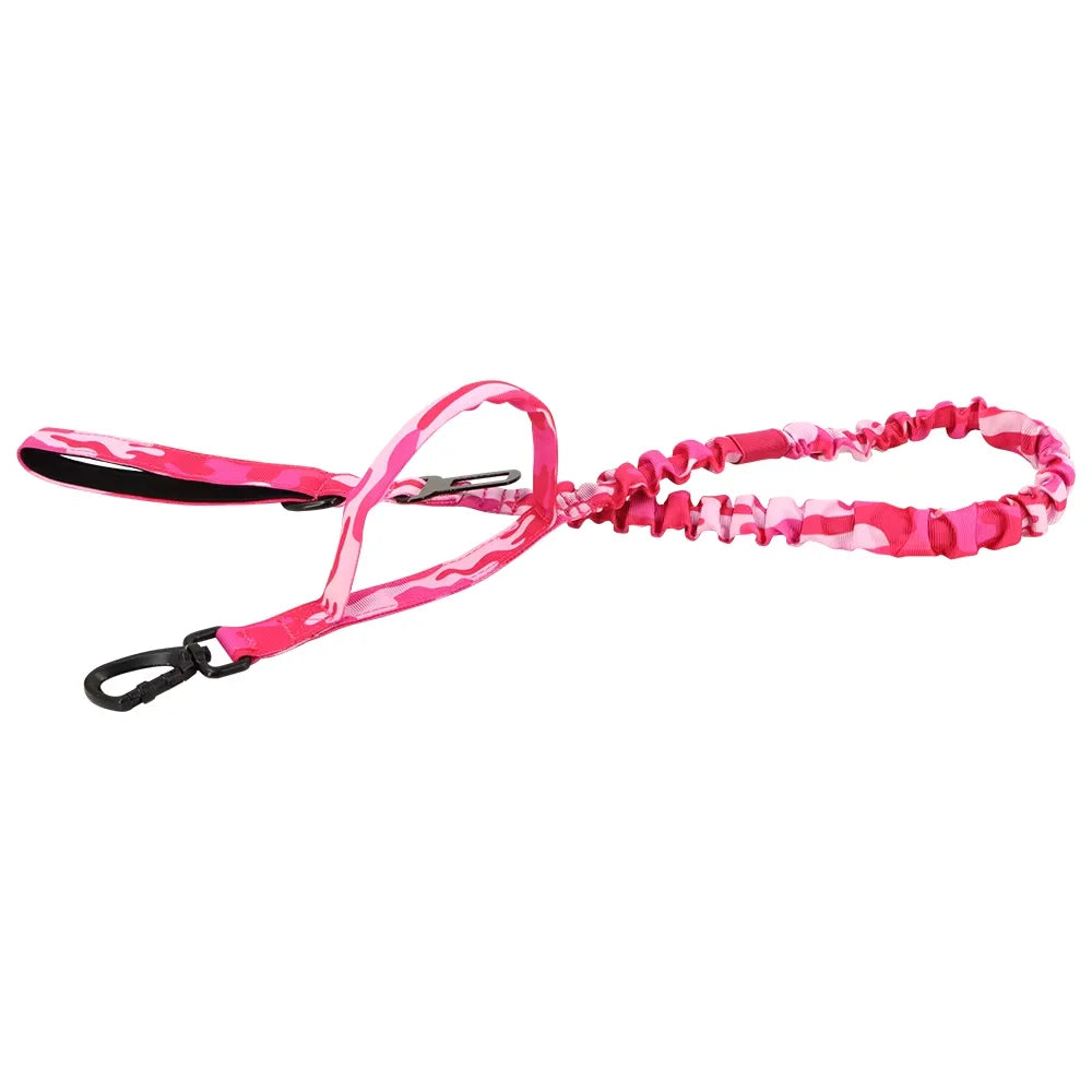 Adjustable Tactical Dog Leash With Dual Handles For Small Dogs