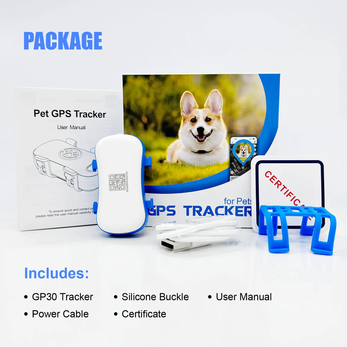 WANWAYTECH GPS Pet Tracker With Unlimited Distance And LTE Tracking