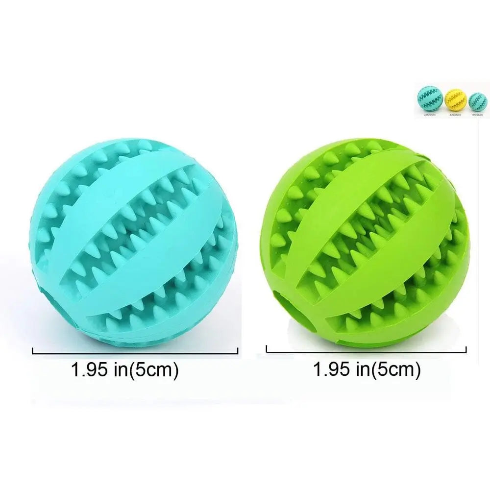 Natural Rubber Bite Resistant Dog Toy Ball With Treat Dispenser