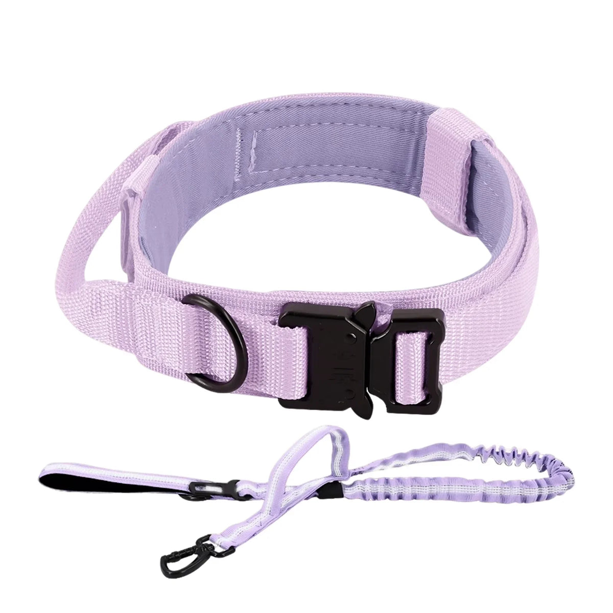 Adjustable Nylon Dog Training Collar And Leash Set With Handle