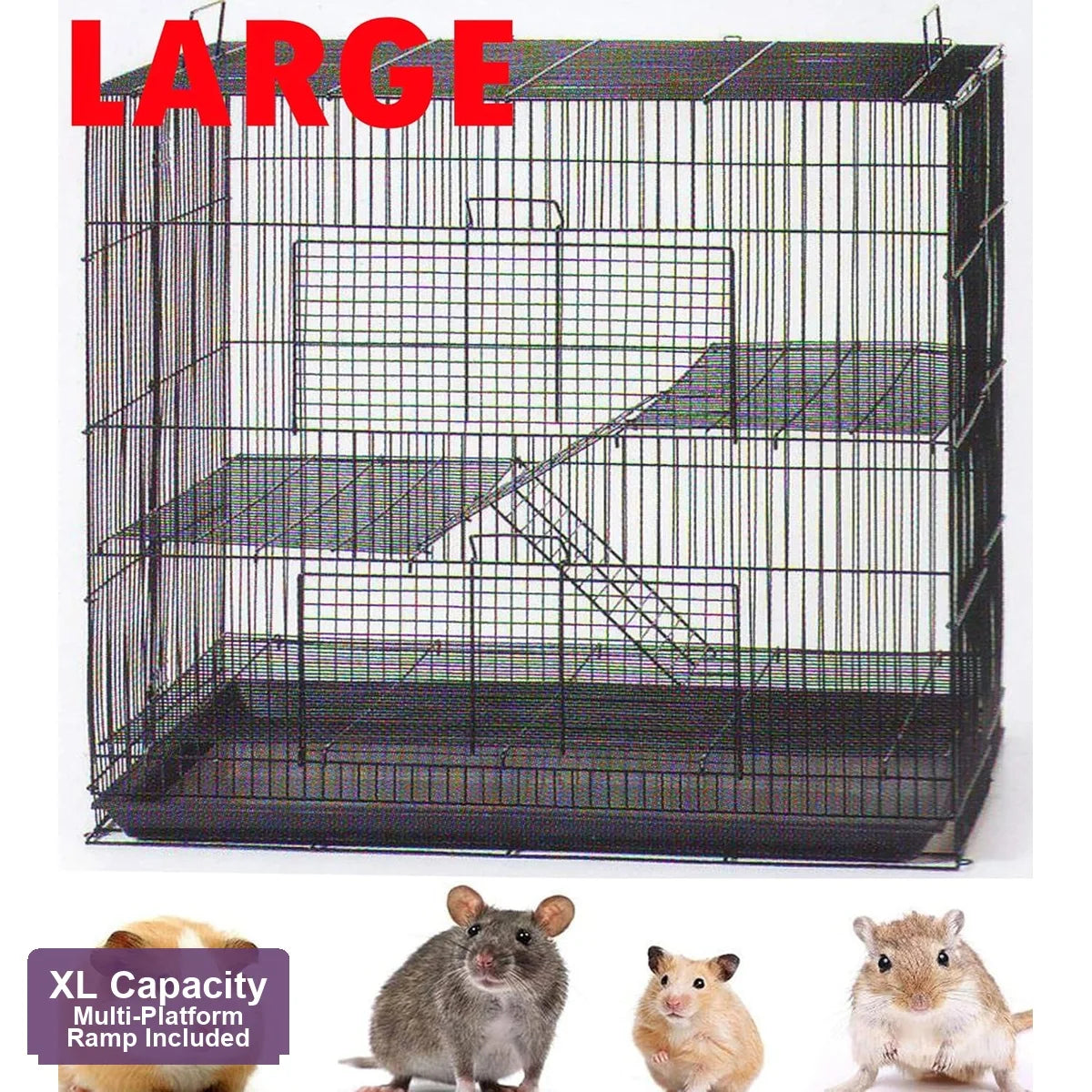 Small Animal Habitat Cage For Rodents And Guinea Pigs