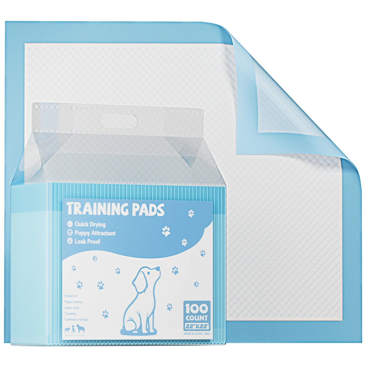 JHK Disposable Pet Training Pads With Leakproof Quick Dry Absorbency