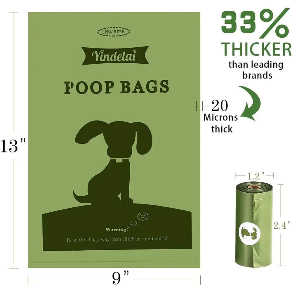 Biodegradable Scented Dog Waste Bags With Dispenser 450 Count