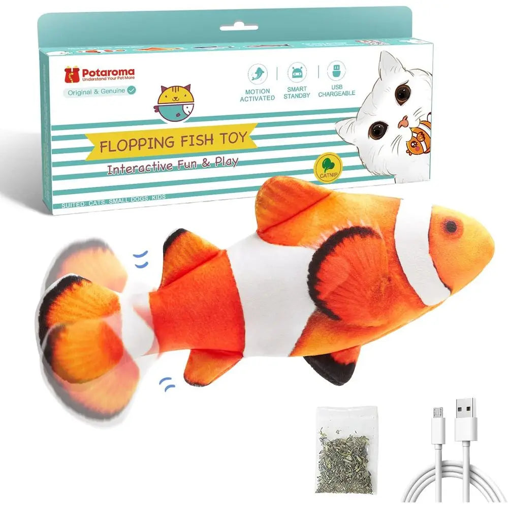 Interactive Motion Cat Kicker Toy With Silvervine And Catnip