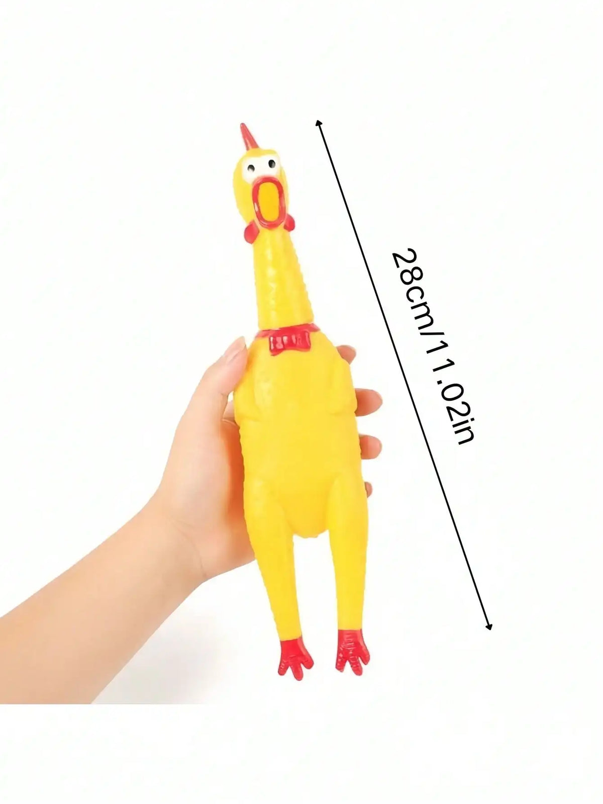 Screaming Chicken Squeaky Pet Toy for Dogs and Cats