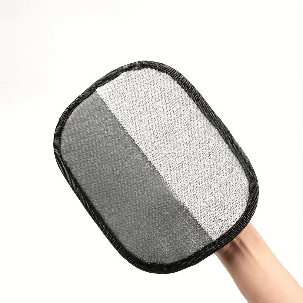 Reusable Pet Grooming Gloves for Static Hair Removal and Shedding