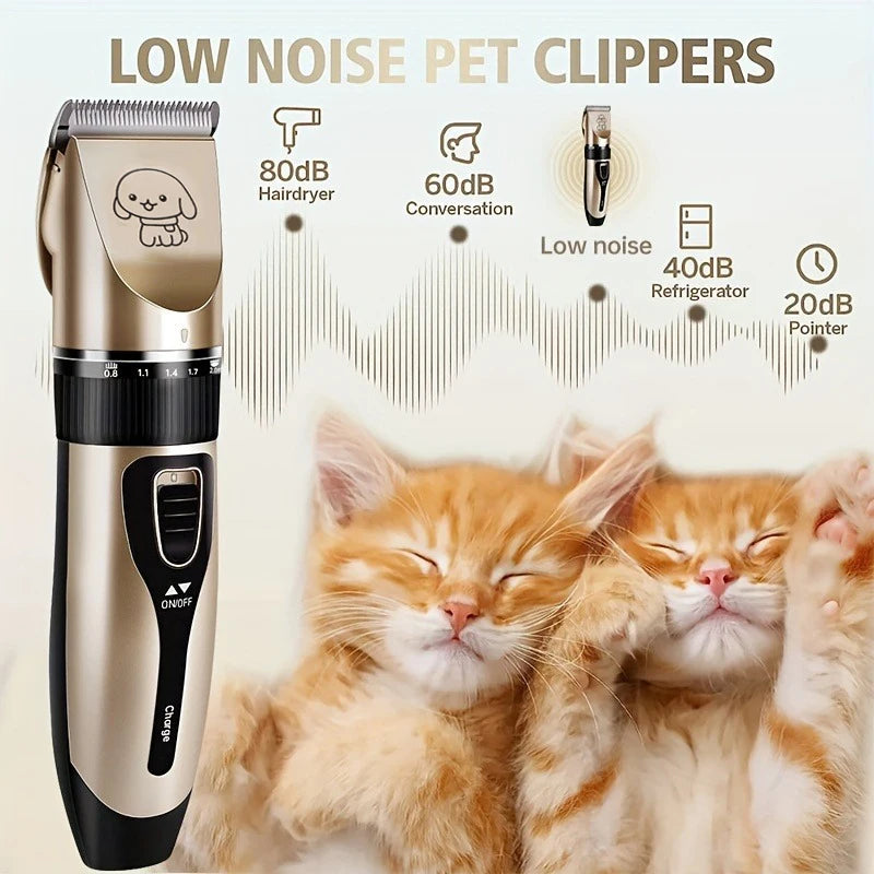 SHUYU Rechargeable Pet Grooming Clippers for Dogs and Cats