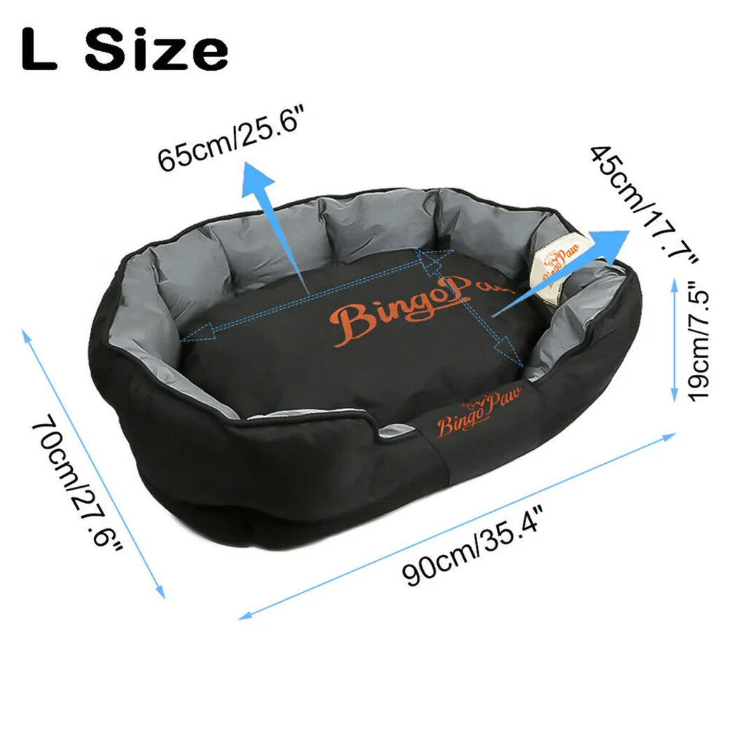 BORWART Waterproof Orthopedic Dog Bed With Removable Washable Cover