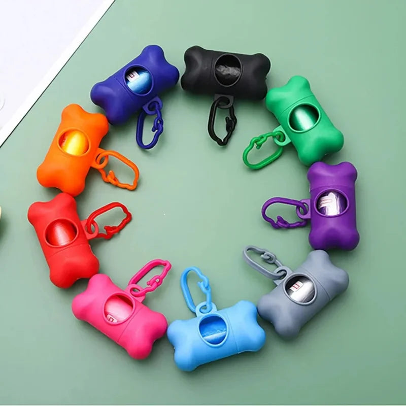 Bone Shaped Dog Waste Bag Dispenser for Outdoor Walks