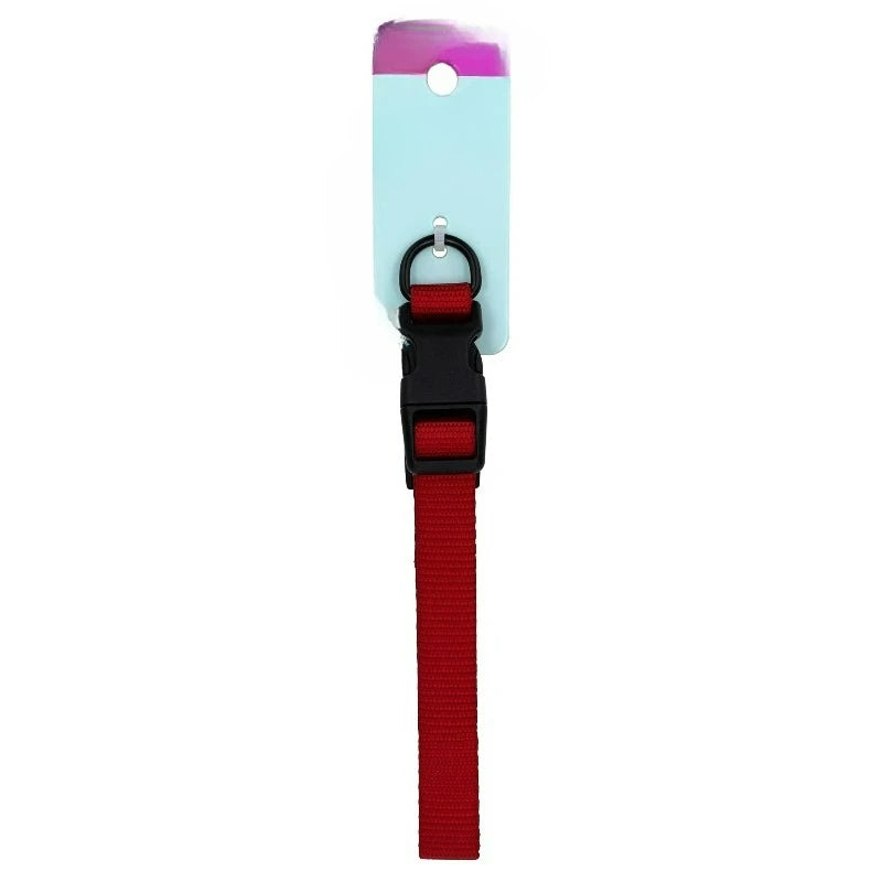 Adjustable Solid Polyester Dog Collar for Everyday Comfort and Reliable Wear