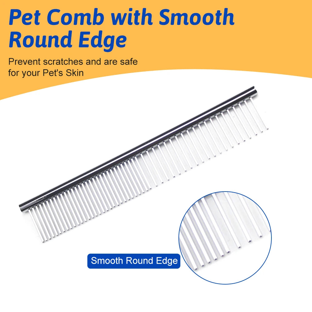 Stainless Steel Dog Grooming Scissors 7 in 1 Safety Tip