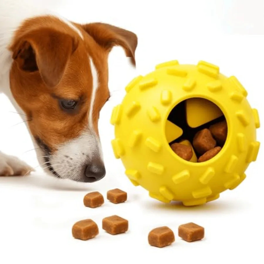 Interactive Treat Dispensing Puzzle Ball Dog Toy for Slow Eating
