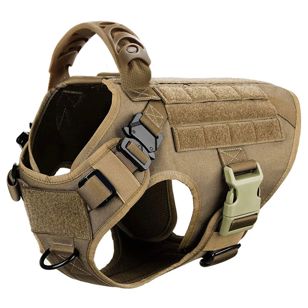 Large Dog Harness And Leash Set For German Shepherd Malinois Training