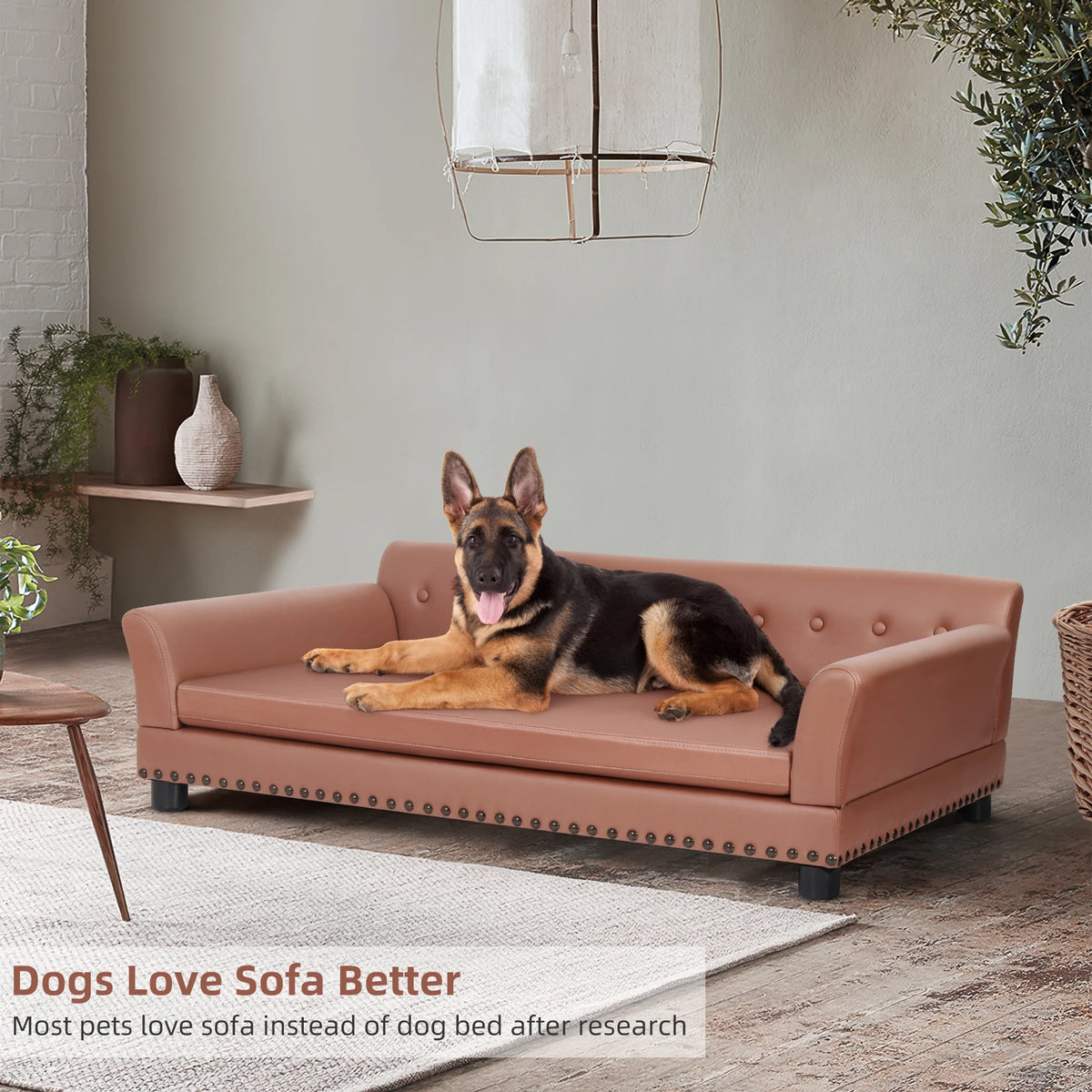 BingoPaw Waterproof Sofa Style Dog Bed With Removable Cushion