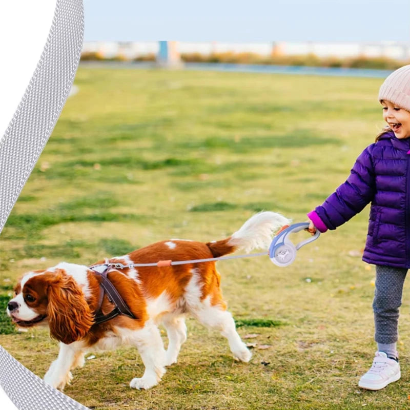 Automatic Extendable Dog Leash With Smart Click Lock