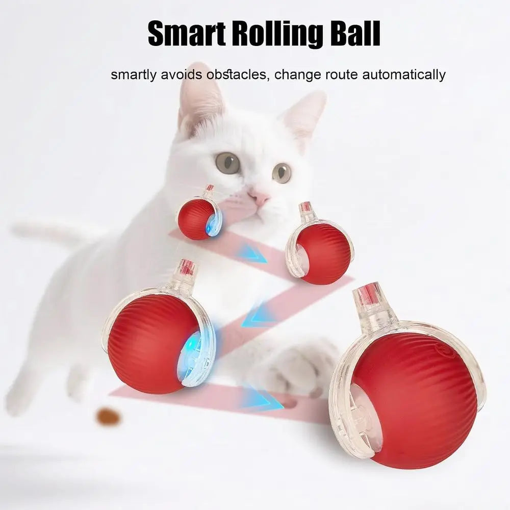 Upgraded Rechargeable Automatic Rolling Interactive Dog And Cat Toy Ball