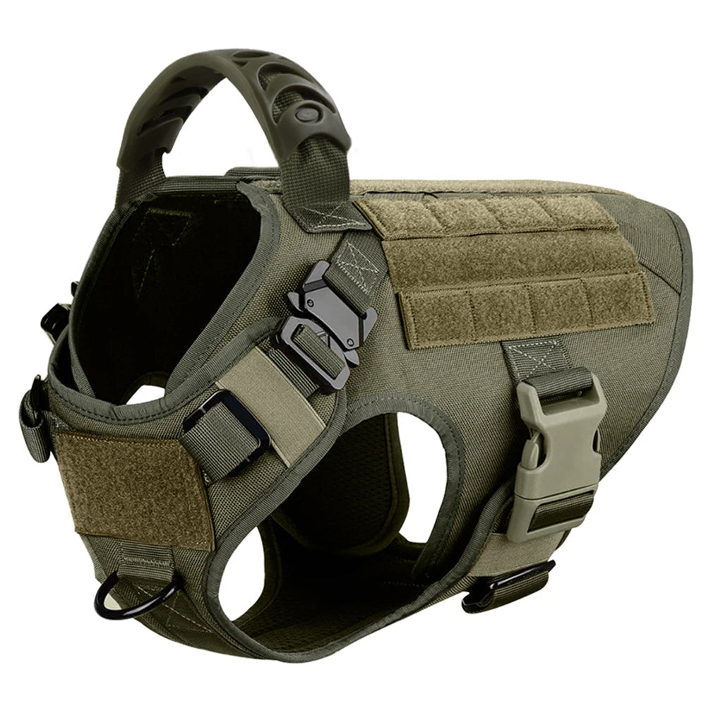 Large Dog Harness And Leash Set For German Shepherd Malinois Training