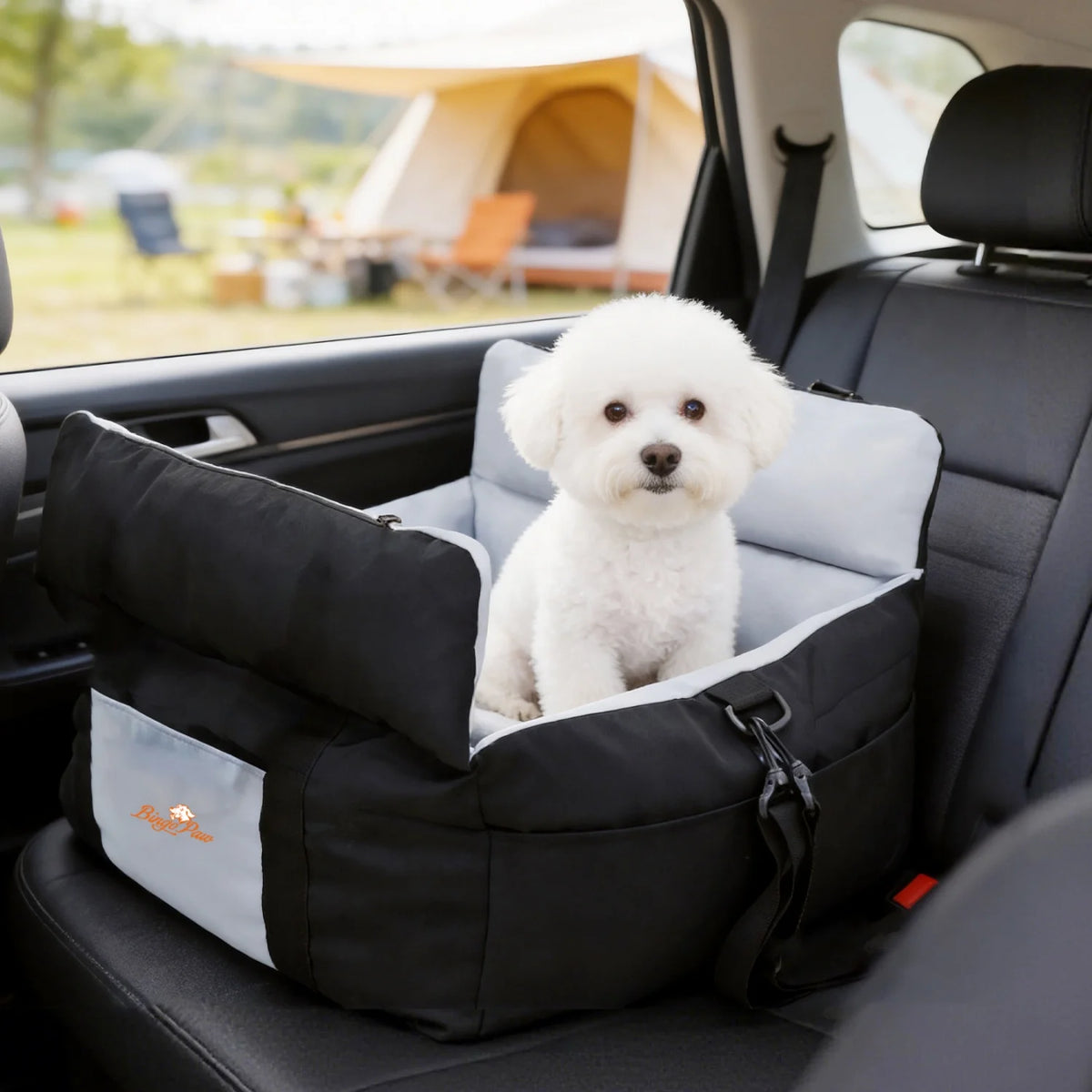 Small Dog Car Seat And Travel Carrier With Safety Belt