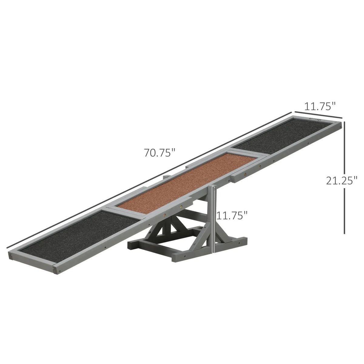 Premium Wooden Dog Agility Seesaw For Engaging Outdoor Activity
