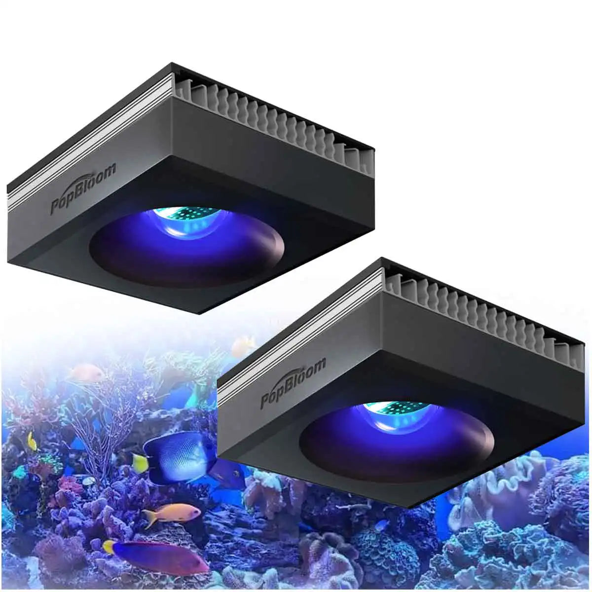 PopBloom RL90 Full Spectrum WiFi Reef Aquarium LED Light
