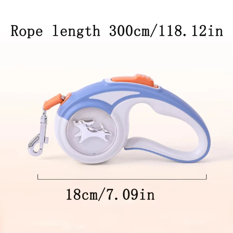 Automatic Extendable Dog Leash With Smart Click Lock