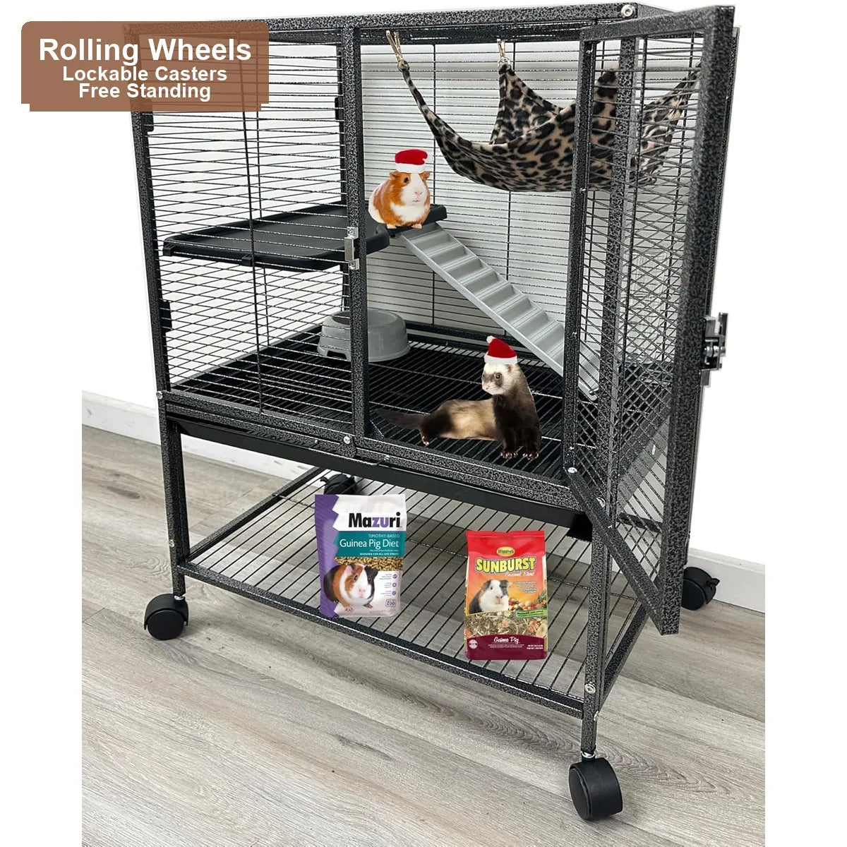 Small Animal Habitat Cage For Rodents And Guinea Pigs