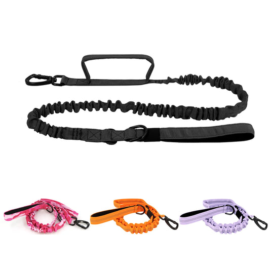 Adjustable Tactical Dog Leash With Dual Handles For Small Dogs