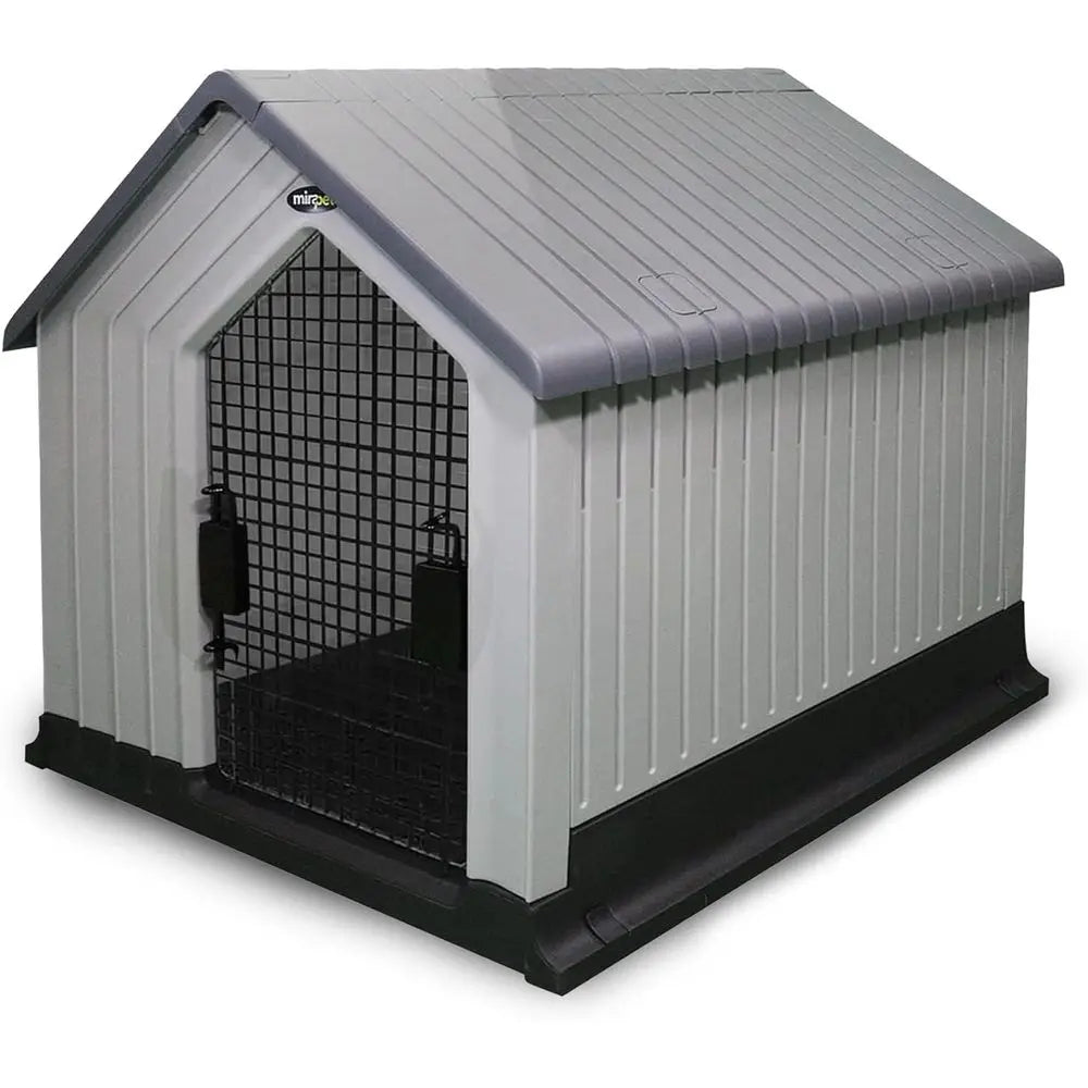 Durable Waterproof Plastic Dog House for Indoor and Outdoor Use