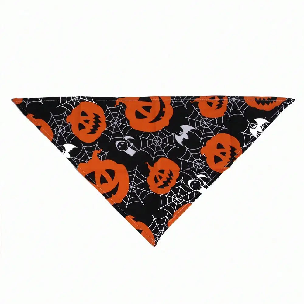 Halloween Pet Witch Hat Bandana Set For Dogs And Cats񎟉