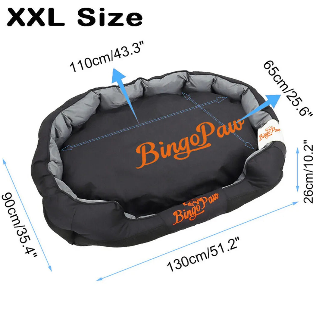 BORWART Waterproof Orthopedic Dog Bed With Removable Washable Cover