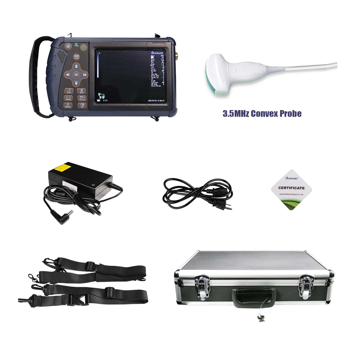 DAWEI Portable Veterinary Ultrasound Scanner B Ultra Pregnancy