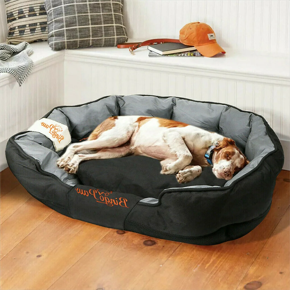 BORWART Waterproof Orthopedic Dog Bed With Removable Washable Cover