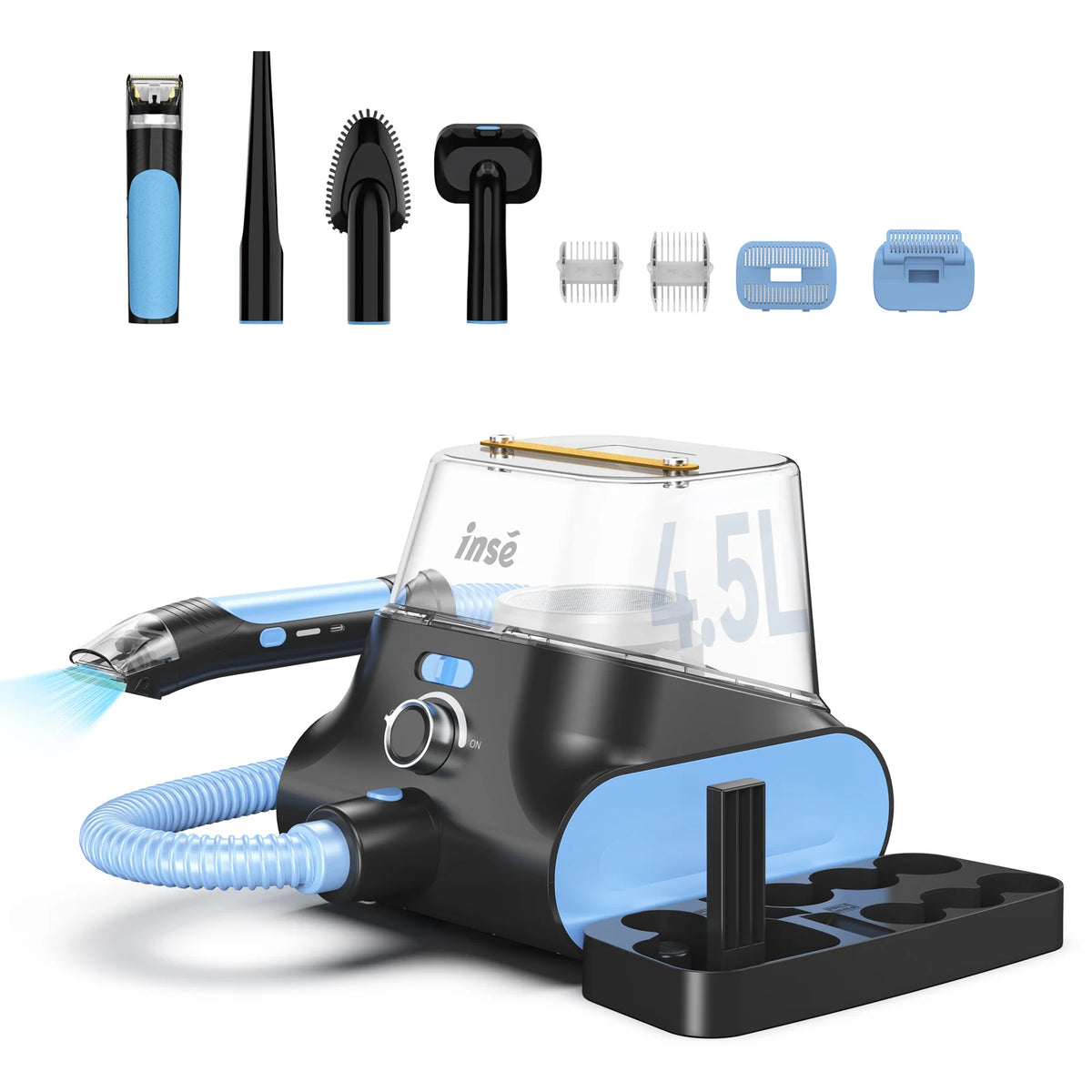 Inse P30 Cordless Pet Grooming Vacuum With Low Noise Design