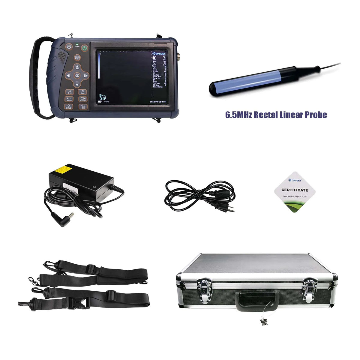 DAWEI Portable Veterinary Ultrasound Scanner B Ultra Pregnancy