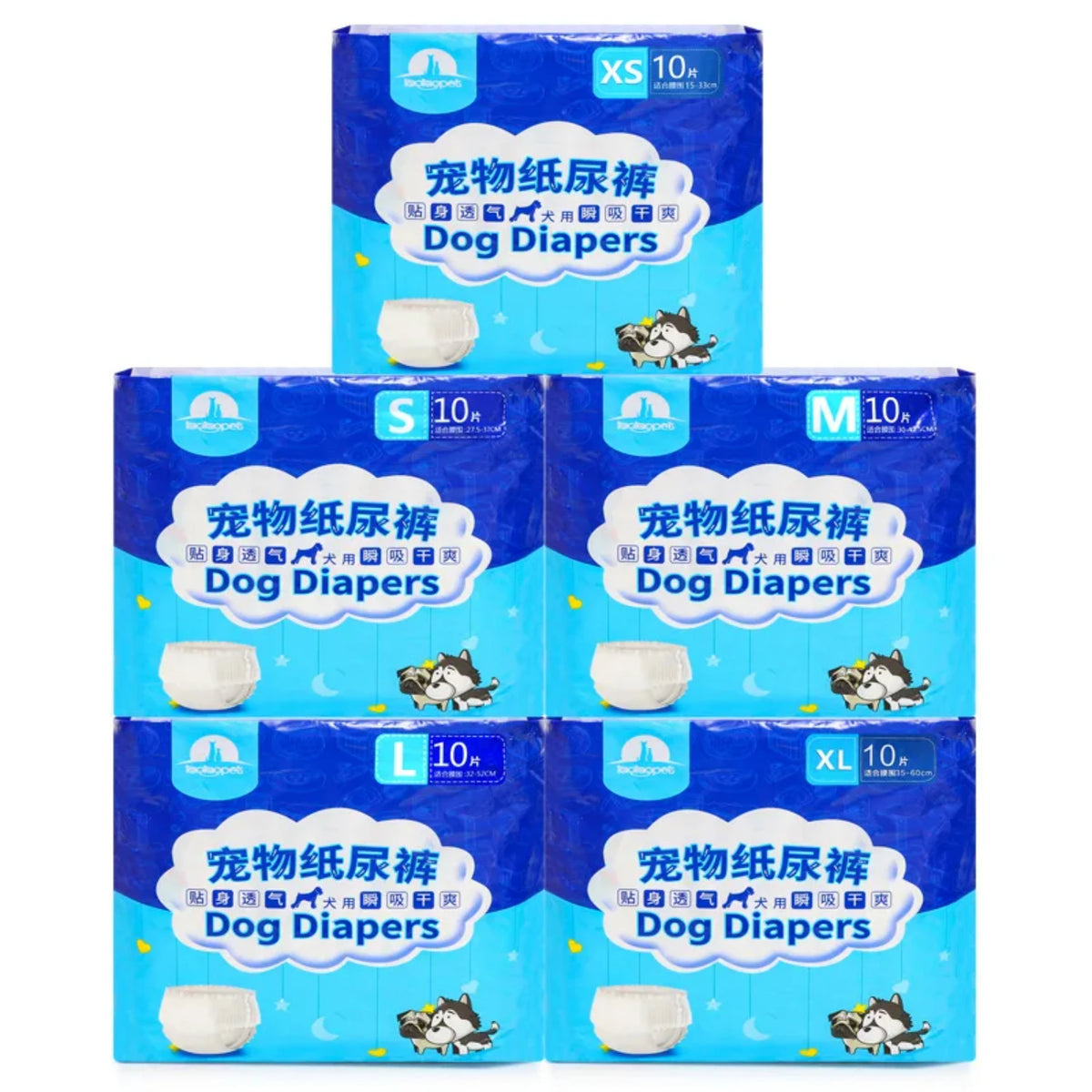 Disposable Pet Diapers for Dogs and Cats Leakproof Absorbent Pants