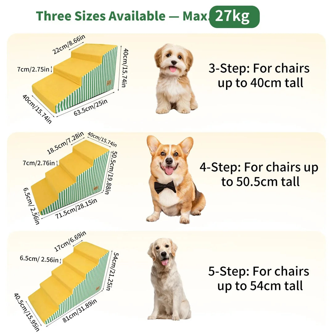 Bright Pet Stairs With Non Slip Surface For Small Dogs